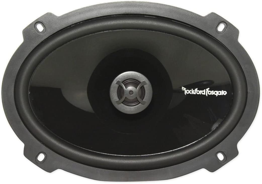 Rockford Fosgate Punch P1692 Car Speaker + 2 Angled 6x9" Speaker Box<br/> 300W Peak, 150W RMS 6x9" 2-Way Punch Series Full Range Coaxial Speakers