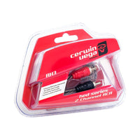Thumbnail for Cerwin Vega RH3 HED 2 channel 3ft twisted RCA cable w/single molded ends