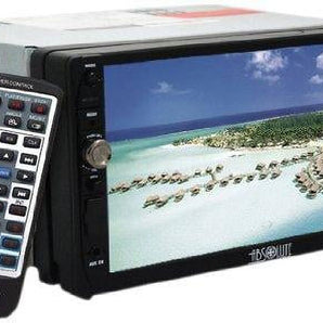 Absolute USA DD-3000 Double Din 7-Inch Multimedia DVD Player Receiver Bluetooth Adapter
