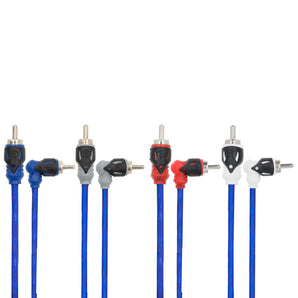 Raptor R4R174 RCA 4-Channel Audio Cable - Mid Series 17 Feet