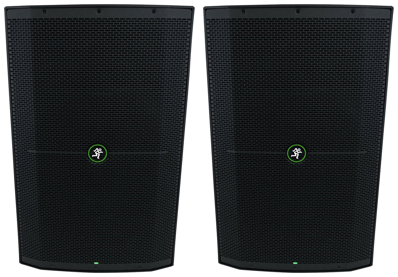 (2) Mackie Thump215XT 15" 1400 Watt Powered Active DJ PA Speakers Thump 212XT