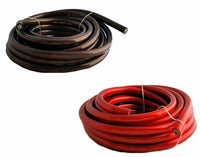 Thumbnail for 10 GA 10FT RED+10FT BLACK POWER GROUND WIRE CABLE COPPER MIX CAR BOAT RV
