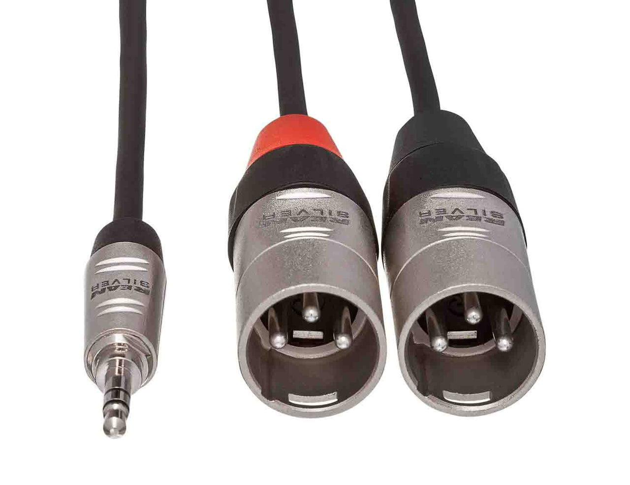 Hosa HMX, 3.5mm TRS Male to Dual XLR Male Pro Stereo Breakout Cable