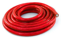 Thumbnail for Absolute 1/0 Gauge Red 25ft Power/Ground Wire True Spec and Soft Touch Cable