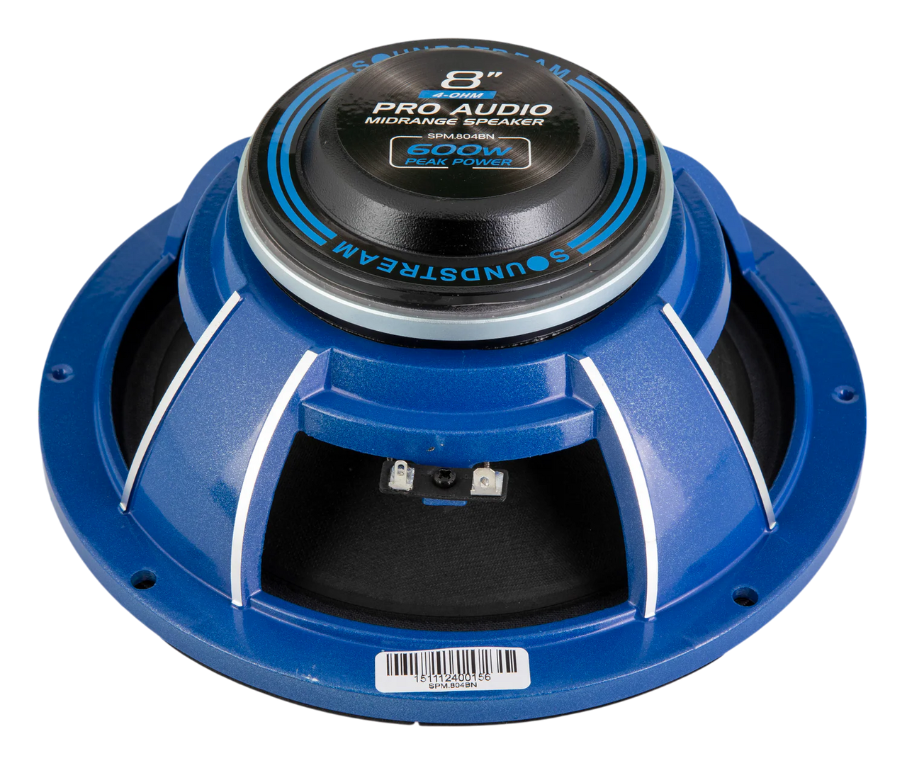 Soundstream SPM.804BN 8" Pro Audio Midrange Die-cast Neodymium Bullet Speaker 600W - Pair