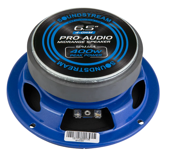 Soundstream SPM.654 6.5" Pro Audio Midrange Speaker 400W Pair