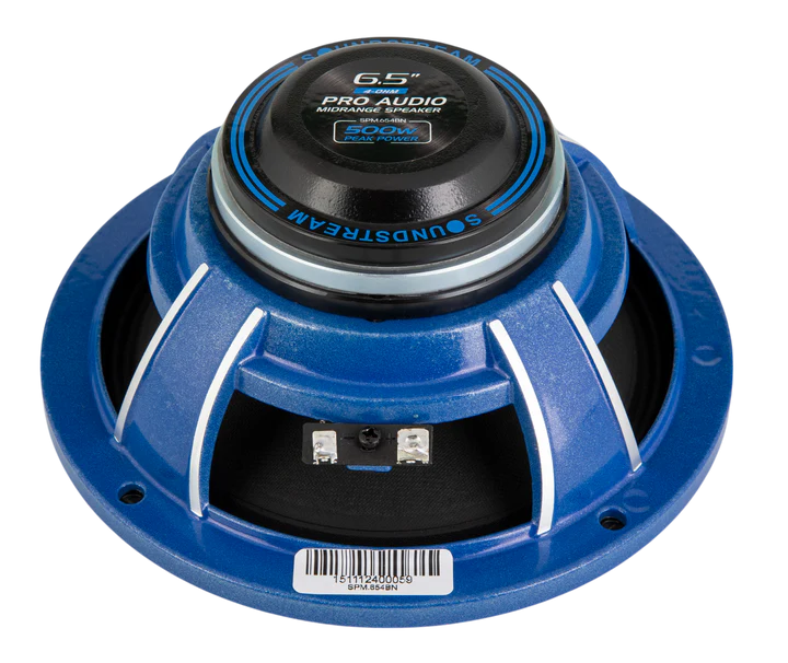 Soundstream SPM.654BN 6.5" Pro Audio Midrange Die-cast Neodymium Bullet Speaker 500W - Pair