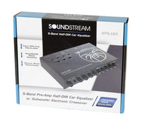 Thumbnail for Soundstream MPQ-6BX 1/2 DIN 5-Band Equalizer w/ Digital Bass Reconstruction Processor
