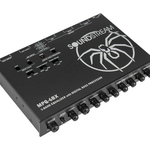 Soundstream MPQ-6BX 1/2 DIN 5-Band Equalizer w/ Digital Bass Reconstruction Processor