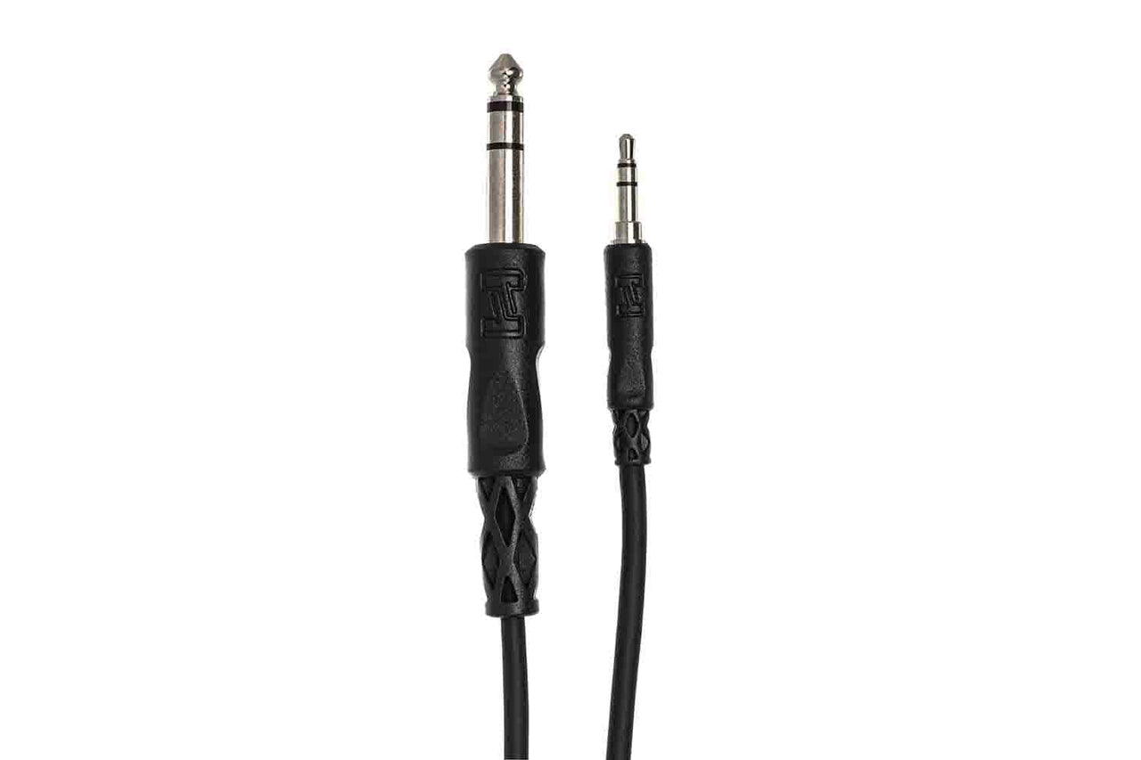 Hosa CMS-105 Stereo Interconnect 3.5 mm TRS to 1/4 in TRS – 5 Feet