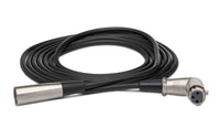 Thumbnail for Hosa XFF-110, Right-angle XLR3F to XLR3M Balanced Interconnect Cable - 10 Feet