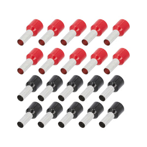 Tsunami TSX-10GA-FERR 20-Piece Red and Black 10GA Ferrules - Refill Pack