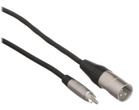 Thumbnail for Hosa HRX-0, Unbalanced RCA Male to 3-Pin XLR Male Audio Cable