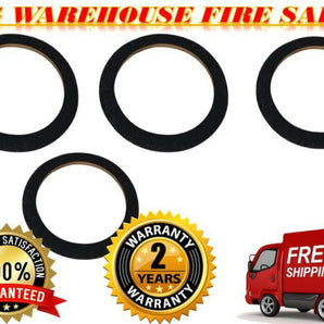 4 12" Black Carpeted MDF Car Stereo Speaker Woofer Subwoofer Sub Ring Spacer