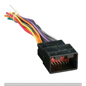 Metra 70-1771 Radio Wiring Harness for Ford/Lincoln/Mazda 98-Up into Car 16 Pin