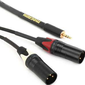 Mogami GOLD 3.5 2 XLRM 15 TRS Male to Dual XLR Male Y-Cable - 15 foot