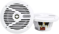 Thumbnail for Alpine SPS-M601W 6.5” Coaxial 2-Way Marine Speaker with White Grilles Bundle