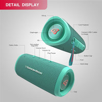 Thumbnail for Cerwin Vega VMGRN Vega Mini Green Portable Compact Powerhouse Bluetooth Speaker