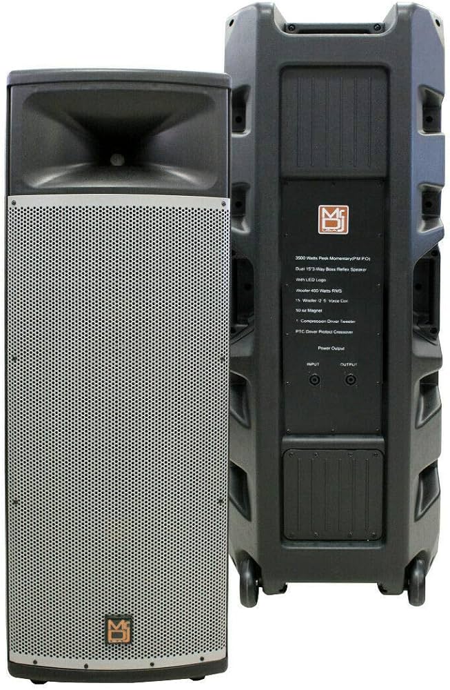 2 MR DJ PRO215S PA DJ Passive PRO PA DJ Dual 15” 3-Way Full-Range Passive DJ PA Multipurpose Live Sound Loudspeaker