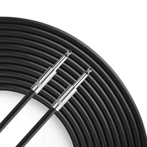 2 MR DJ CQQ12 12' Pro PA DJ Karaoke 1/4" Male to 1/4" Male Mono Audio Amp Patch Cords Speaker Wire PA Cable