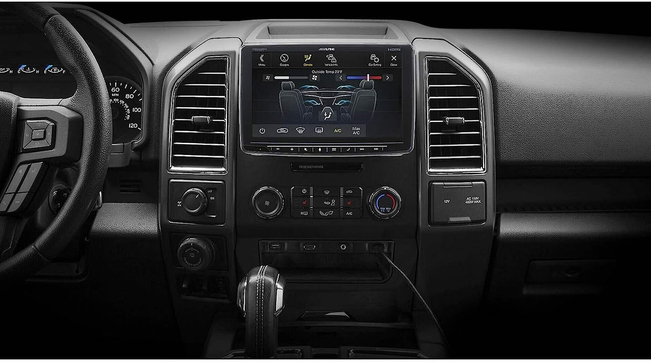 Alpine Halo9 iLX-F409 Digital multimedia receiver 9" touchscreen that fits in a DIN dash opening (does not play CDs)