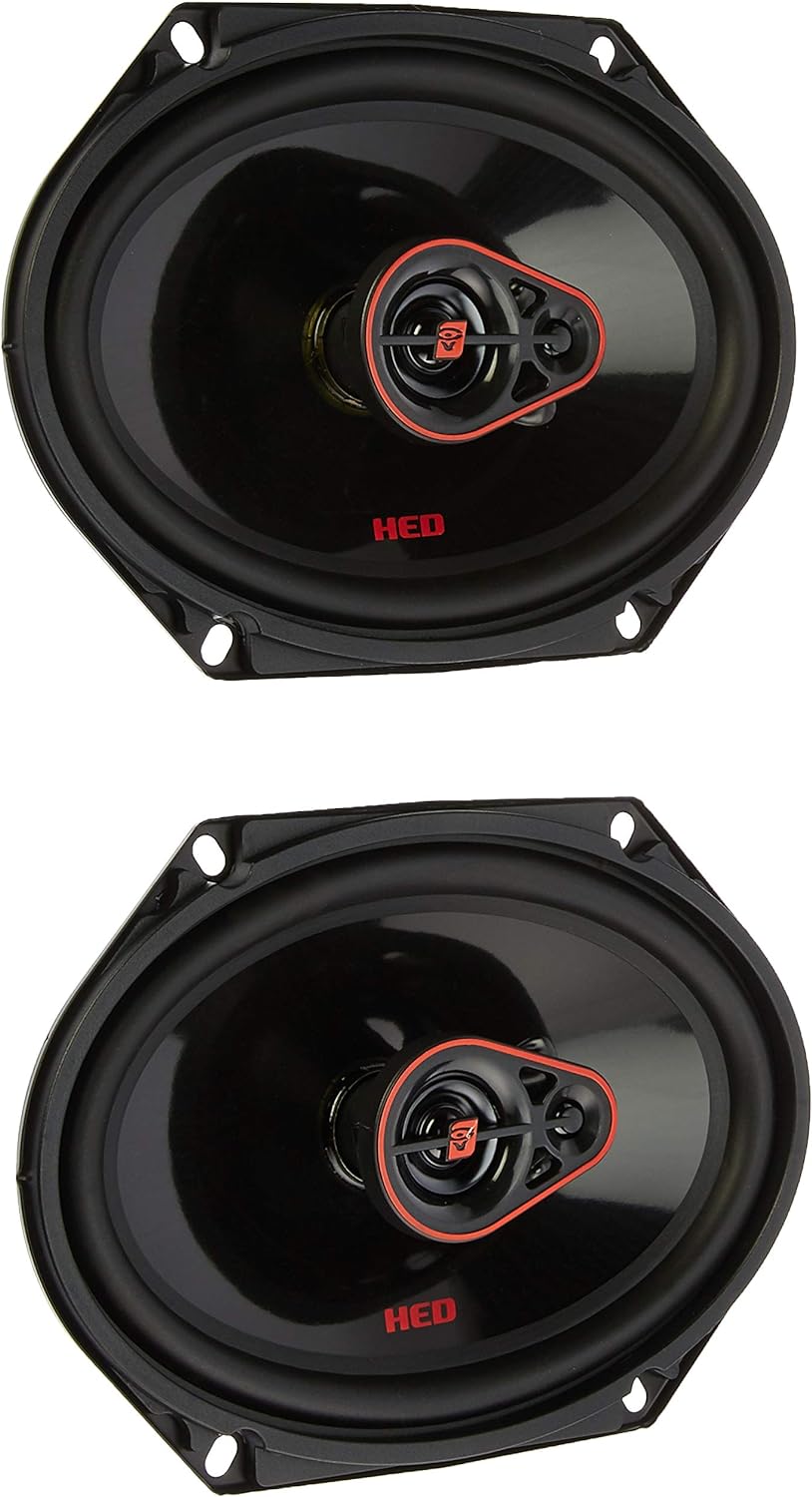 Cerwin-Vega H7683 720W 3 Way 6"x8" (5x7") Car Stereo Coaxial Speakers