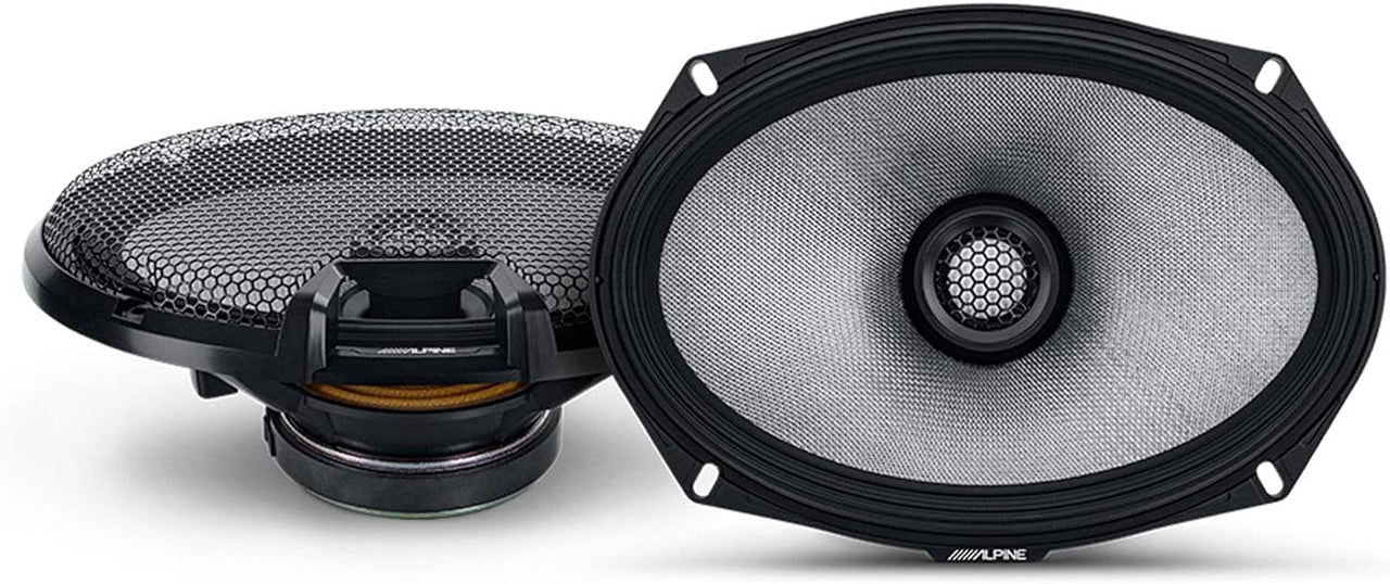 Alpine R2-S69 R-Series 6"x9" 600W 2-Way Car Coaxial Speakers