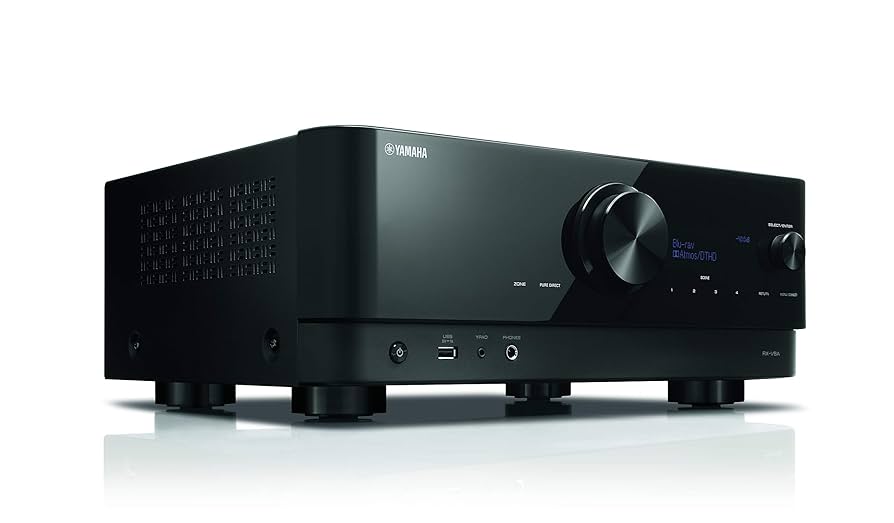 Yamaha RX-V6A 7.2-Channel AV Receiver with 8K HDMI and Music Cast