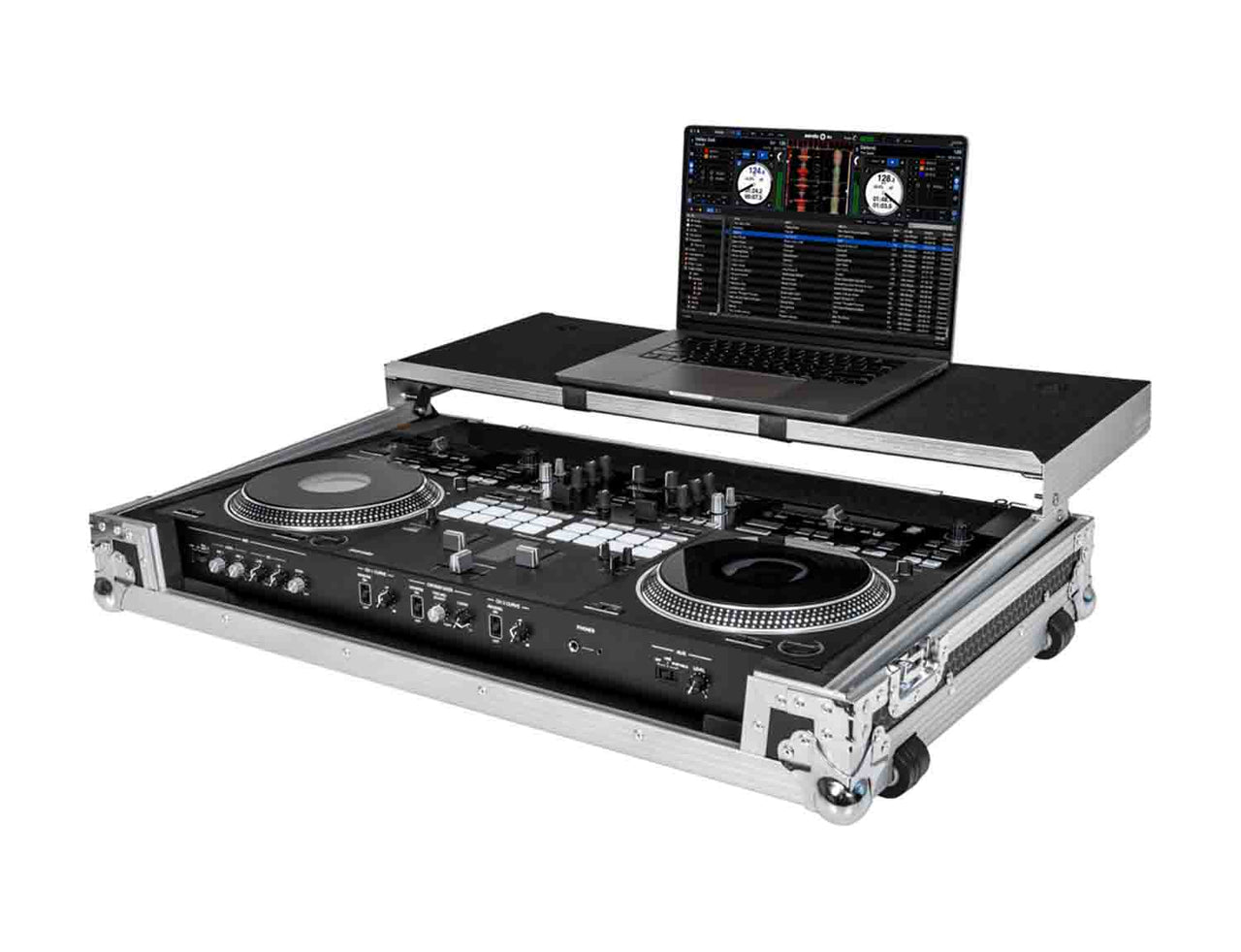 Headliner HL10008 Flight Case with Laptop Platform and Wheels for Pioneer DJ Ddj-Rev7