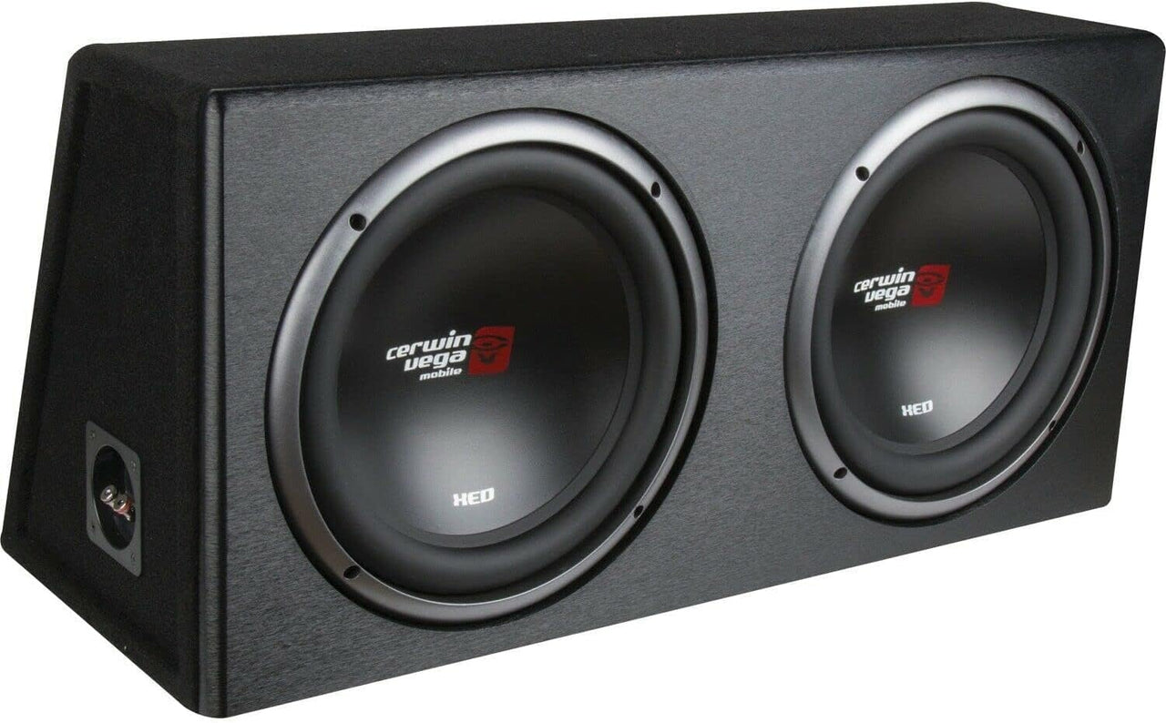 Cerwin Vega XE12DV XED Dual 12" Loaded Vented Enclosure