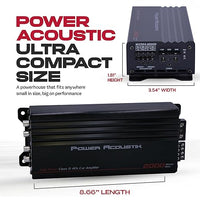 Thumbnail for Power Acoustik 2,000W Class D Compact 4-Channel Car Amplifier