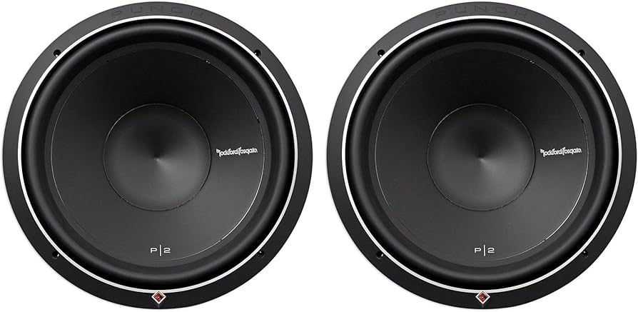 (2) Rockford Fosgate Punch P2D4-15 800 Watt RMS 15" Car Audio Subwoofers Subs