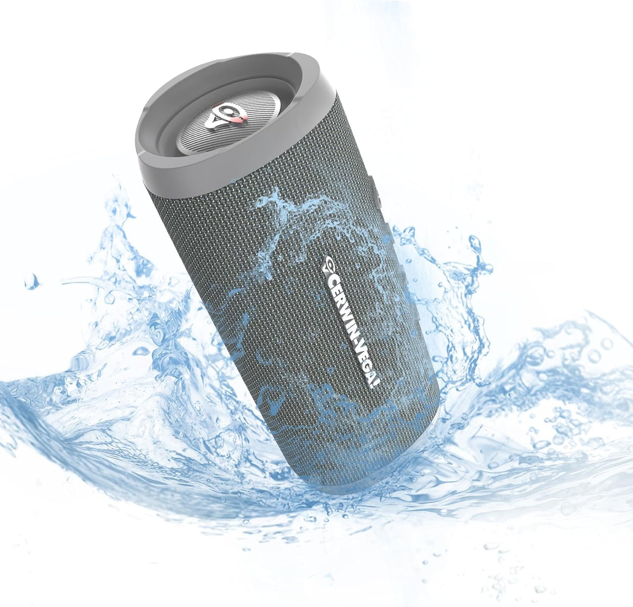 Cerwin Vega VMGRY Vega Mini Gray Portable Compact Powerhouse Bluetooth Speaker