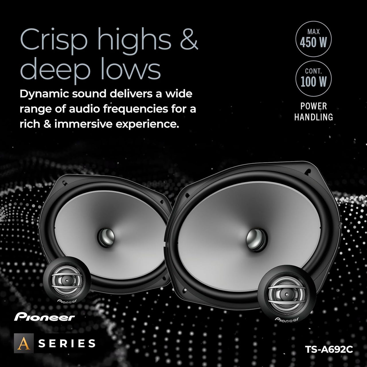 Pioneer TS-A692C A-Series 6"x9" Component Speaker System