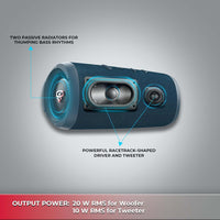 Thumbnail for Cerwin Vega VMBLU Vega Mini Blue Portable Compact Powerhouse Bluetooth Speaker