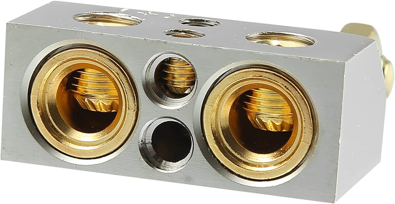 8 MK Audio MBTC300PN 0/2/4/6/8 AWG Single Positive & Negative Power Battery Terminal Connectors Chrome