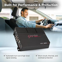 Thumbnail for Precision Power TM4.2000D 2000W Class D Trax Micro 4-Channel Micro Car Amplifier