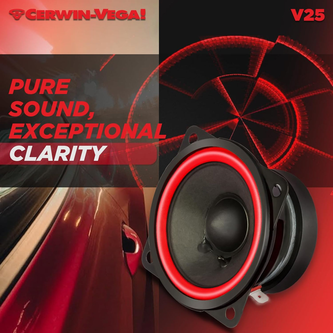 Cerwin Vega V25 2025 Edition - 2.5" FULL RANGE SPEAKER