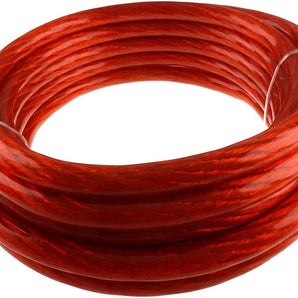 20' FT 4 GAUGE GA AWG RED WIRE CABLE POWER GROUND PRIMARY AMP FLEXIBLE