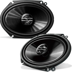 Pioneer TS-G6820S 6x8" Front-Rear Speakers + 72-5512 Fit 1994-2004 Ford Mustang