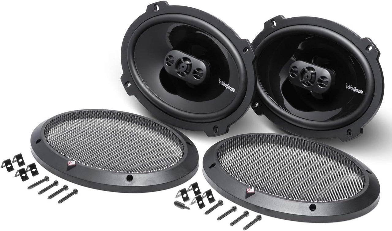 Rockford Fosgate Punch P1694 300W Peak  6x9" 4-Way Full Range Coaxial Speakers