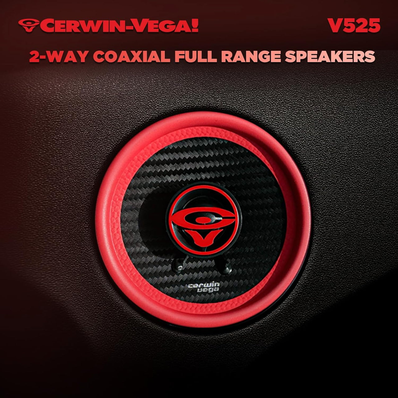 Cerwin Vega V525 2025 Edition 5.25" 2-WAY COAXIAL FULL RANGE SPEAKERS