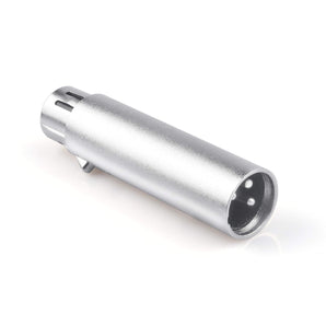 MR DJ AXLRMF 3-Pin XLR Male to 3-Pin XLR Female Audio Microphone Cable Extension Adapter Connector