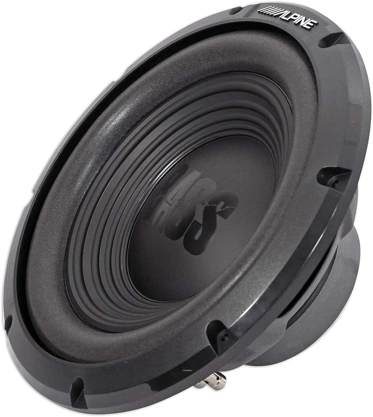 Alpine Bundle Compatible with Universal Vehicles W12S4 Single 12" Loaded Sub Box Enclosure with S2-A60M 1200W Amplifier