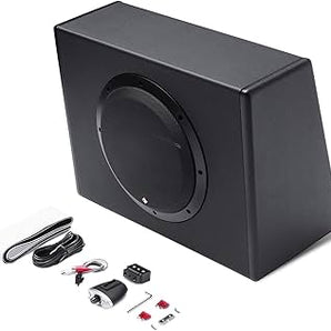 2 Rockford Fosgate P300-10 300 10" Powered Amplified Subwoofer Enclosure Amp Kit