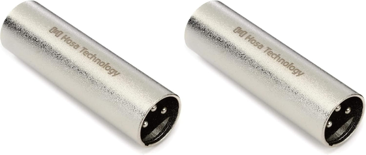 2 Hosa GXX-144 XLR Male to XLR Male Coupler