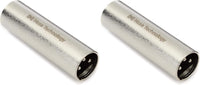 Thumbnail for 2 Hosa GXX-144 XLR Male to XLR Male Coupler