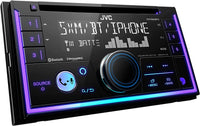 Thumbnail for JVC KW-R950BTS Double DIN In-Dash CD Car Stereo Receiver with Bluetooth and Built-in Alexa (SiriusXM Ready)
