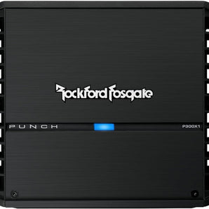 Rockford Fosgate P300X1 Amplifier & P1 2X10" Ported Loaded Enclosure Subwoofer