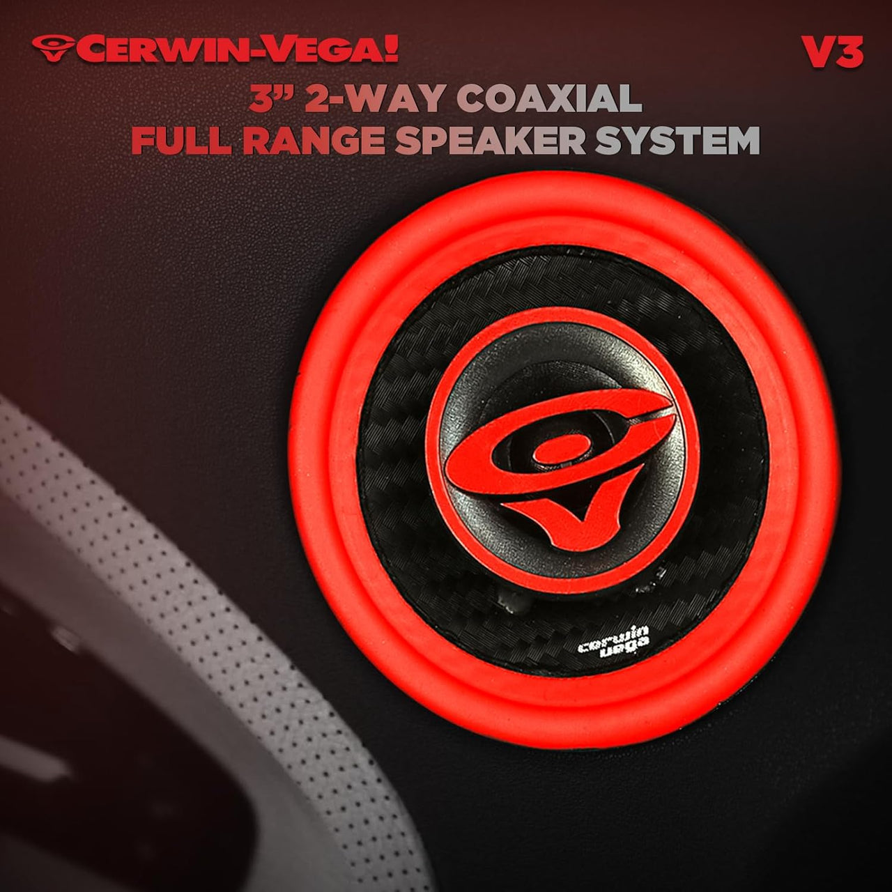 Cerwin Vega V3 2025 Edition - 3.5" 2-WAY COAXIAL FULL RANGE SPEAKERS